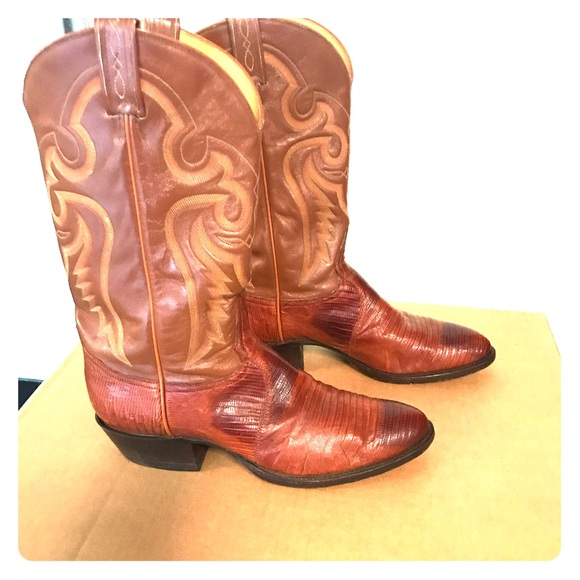 tony lama lizard skin boots